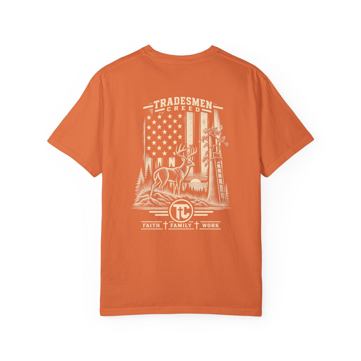 Patriotic Whitetail Hunt T-Shirt