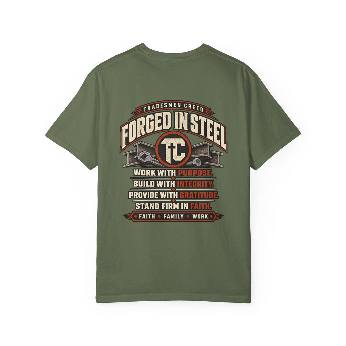 Forged in Steel Ironworker T-Shirt