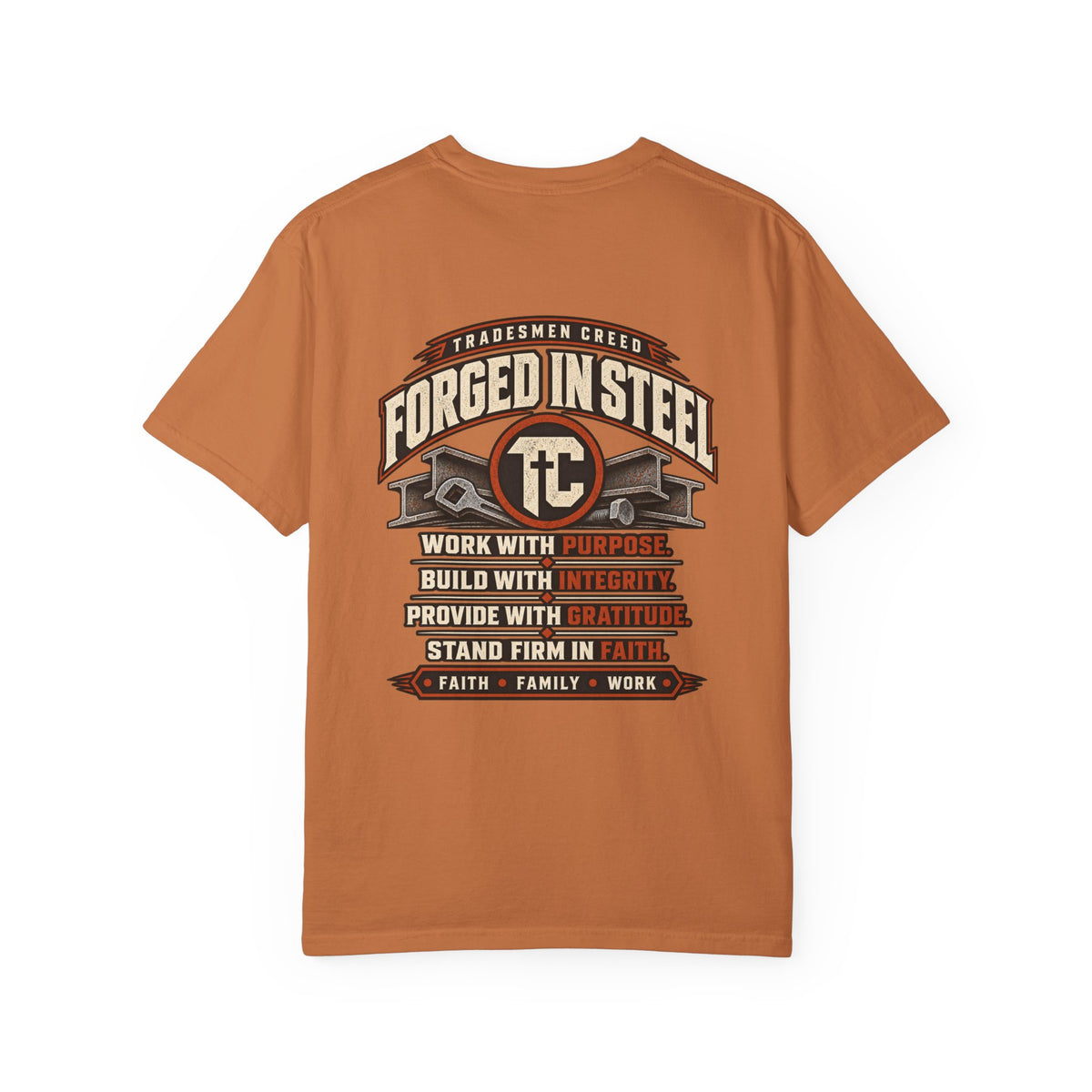 Forged in Steel Ironworker T-Shirt