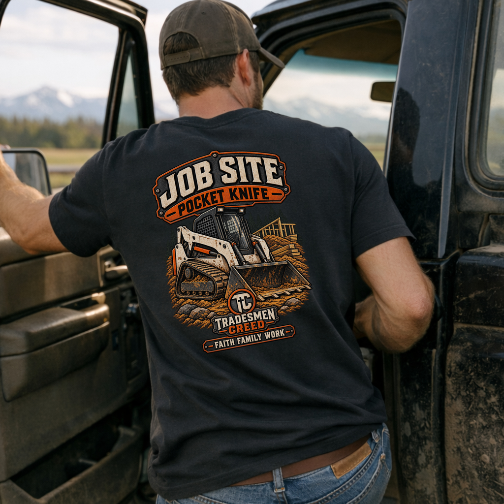 Job Site Pocket Knife T-Shirt