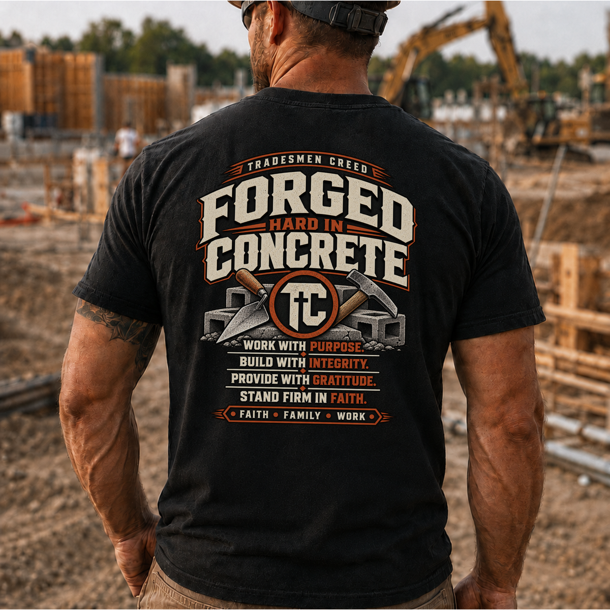 Forged in Concrete  T-Shirt