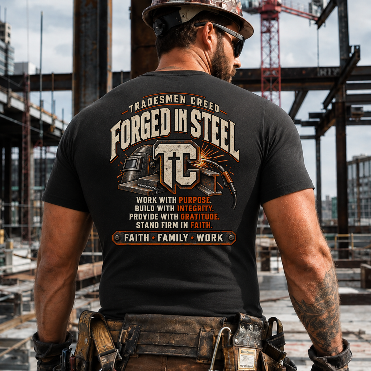 Forged in Steel Welder T-shirt