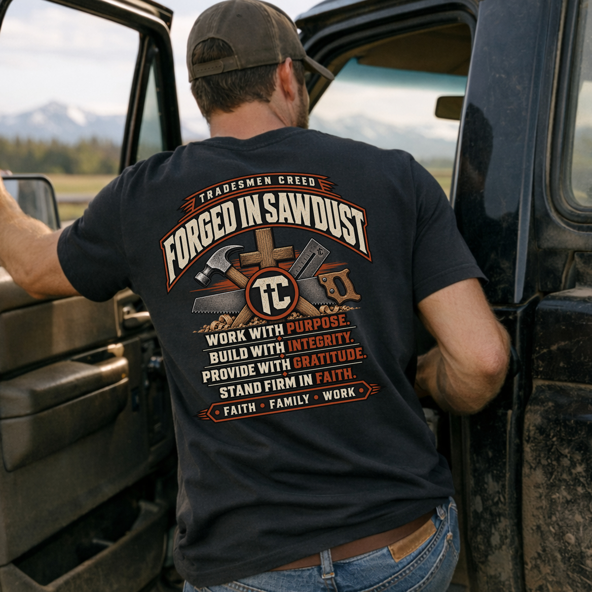 Forged in Sawdust T-Shirt