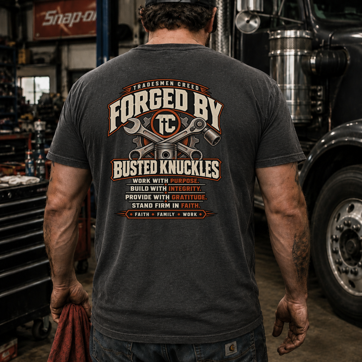Forged By Busted Knuckles T-Shirt