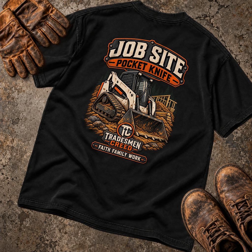 Job Site Pocket Knife T-Shirt