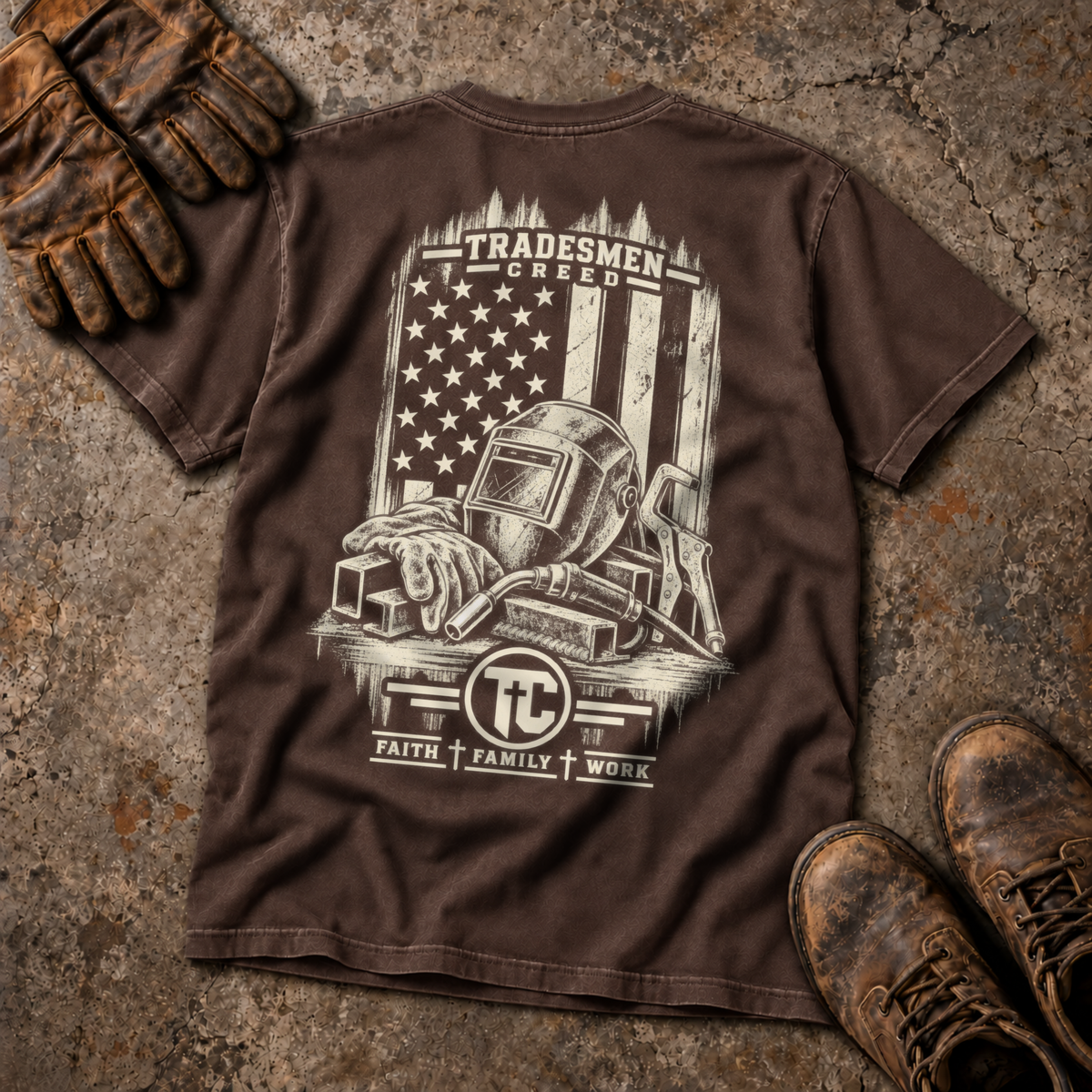 Patriotic Welding T-Shirt