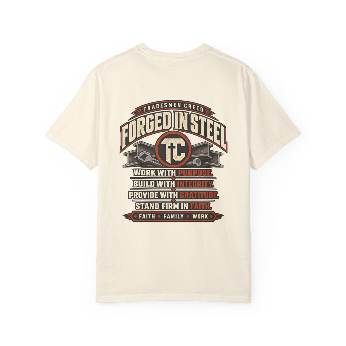 Forged in Steel Ironworker T-Shirt