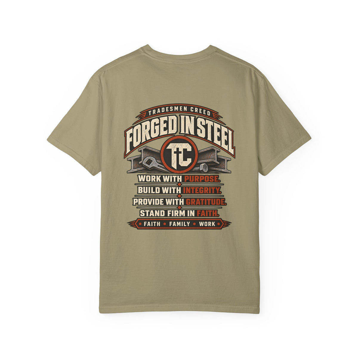 Forged in Steel Ironworker T-Shirt