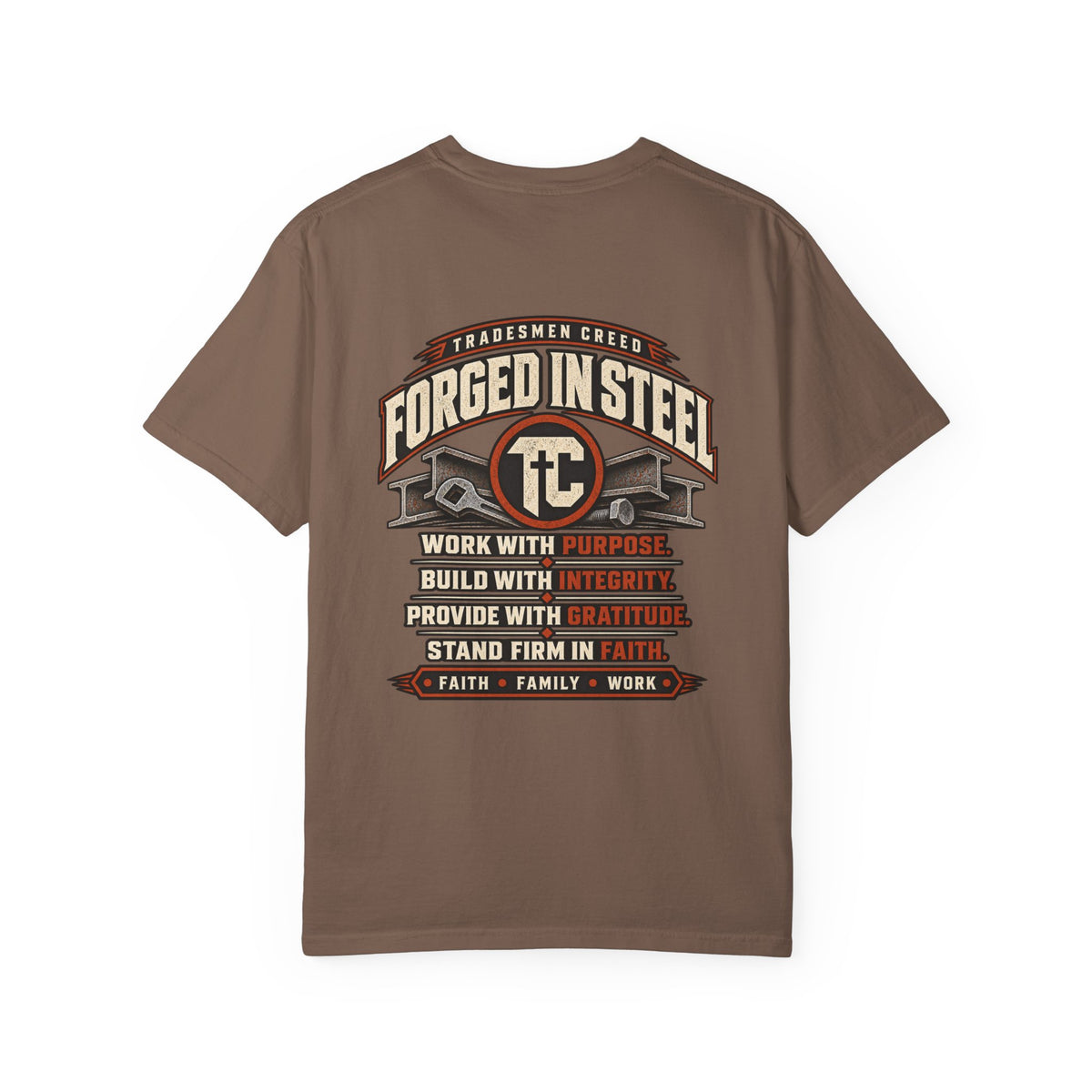 Forged in Steel Ironworker T-Shirt