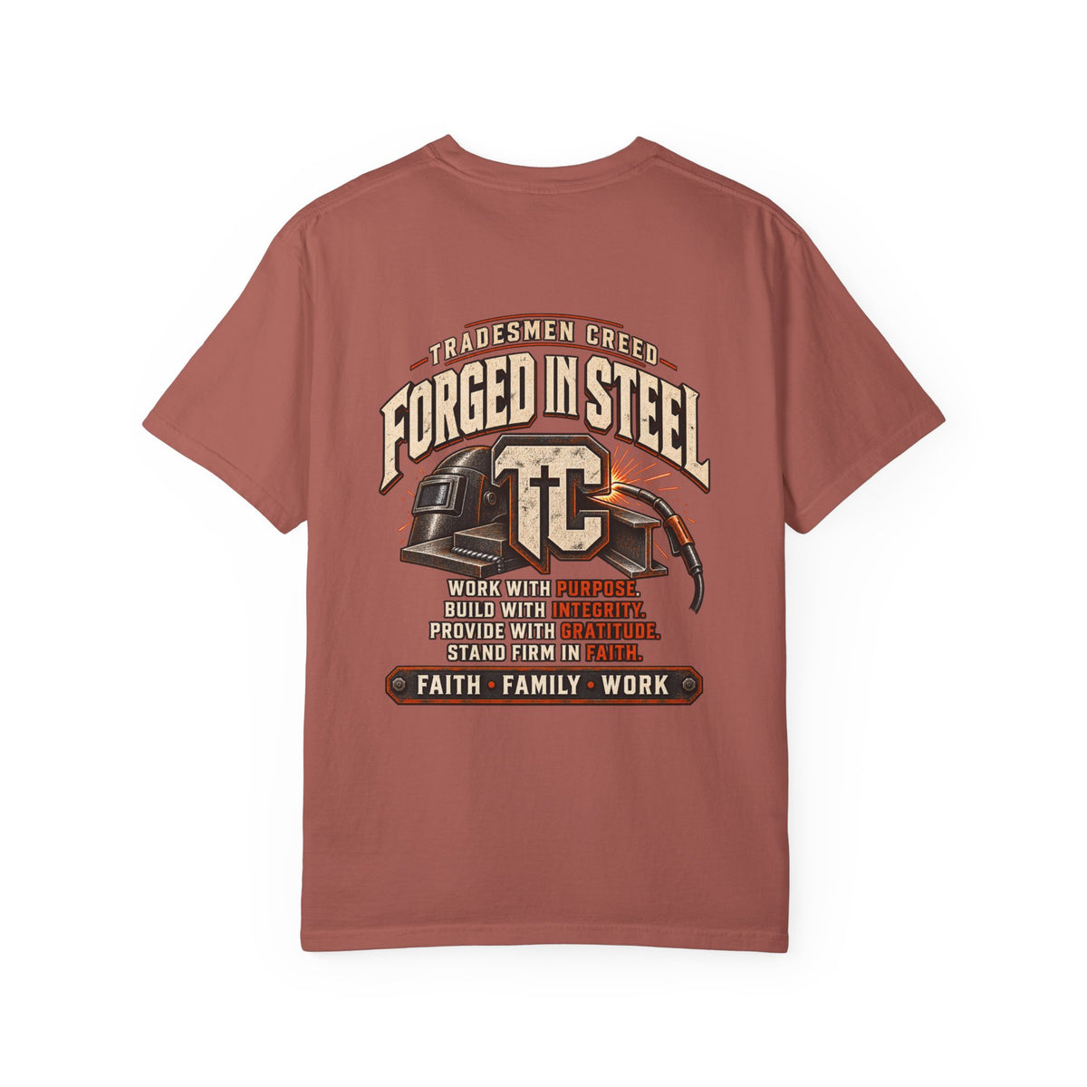 Forged in Steel Welder T-shirt